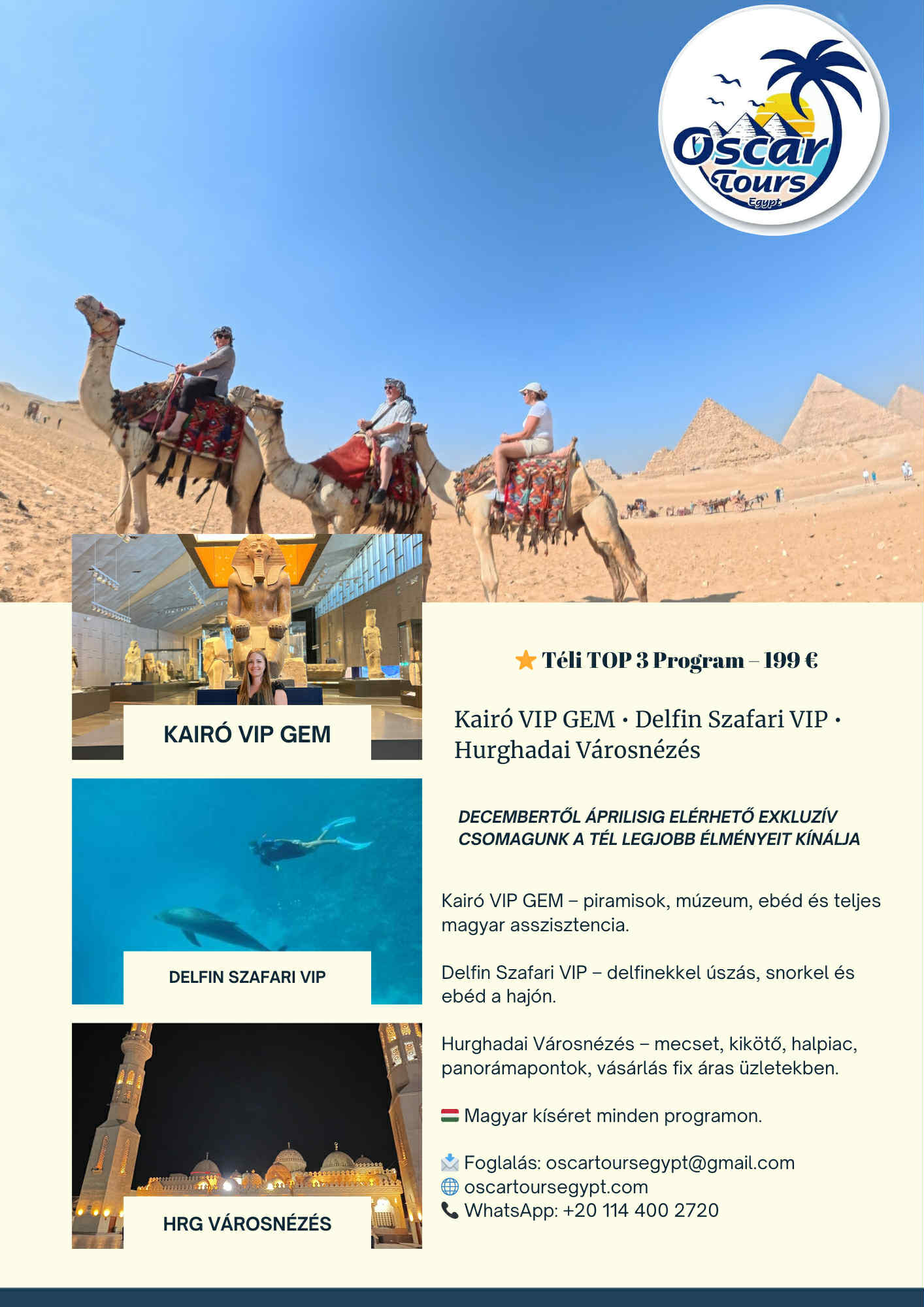 Oscar Tours Egypt ajánlat