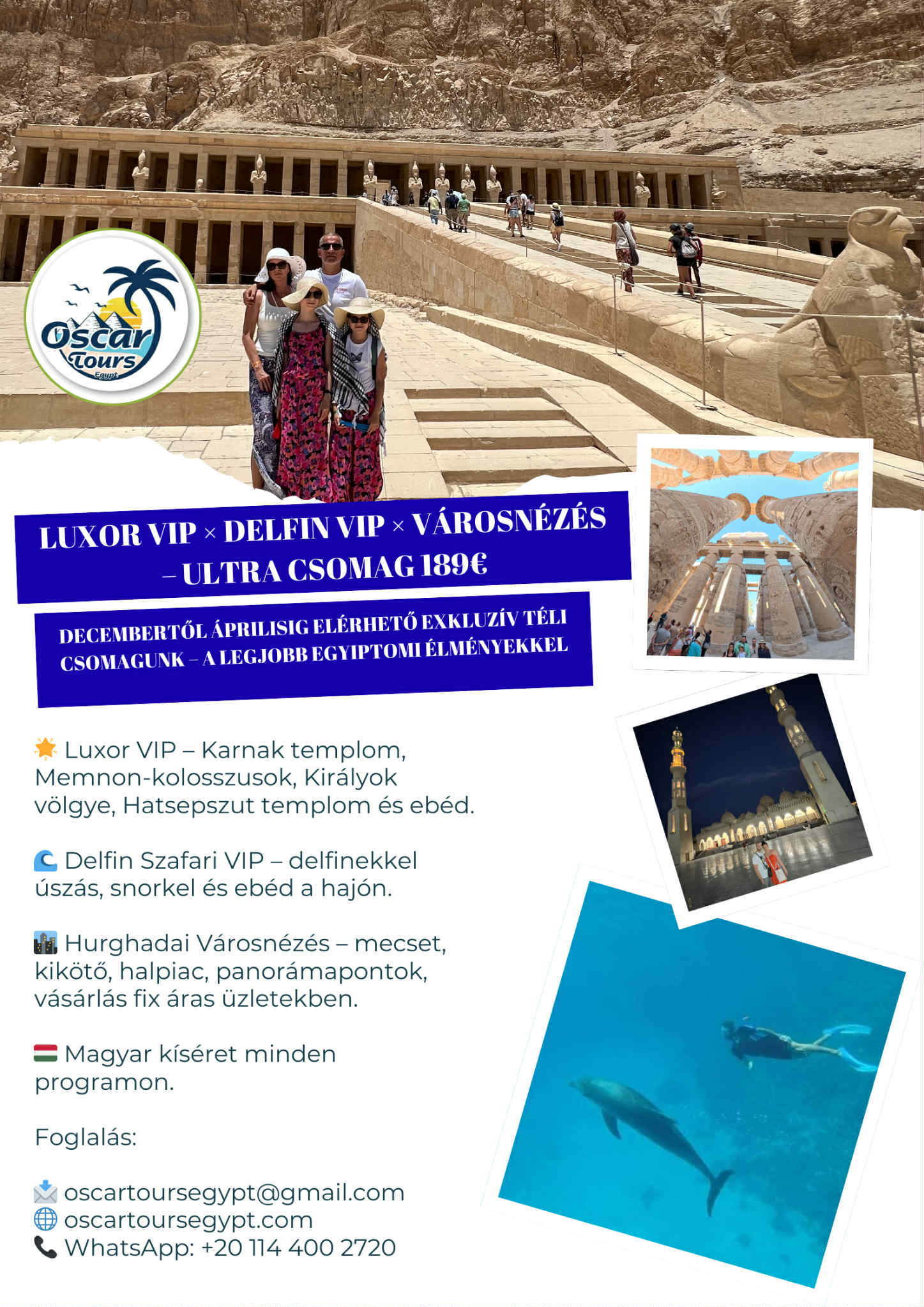 Oscar Tours Egypt ajánlat